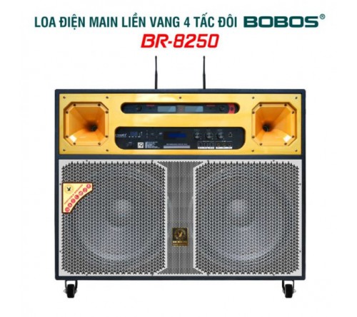 LOA ĐIỆN MAIN LIỀN VANG 4 TẤC ĐÔI BOBOS BR-8250